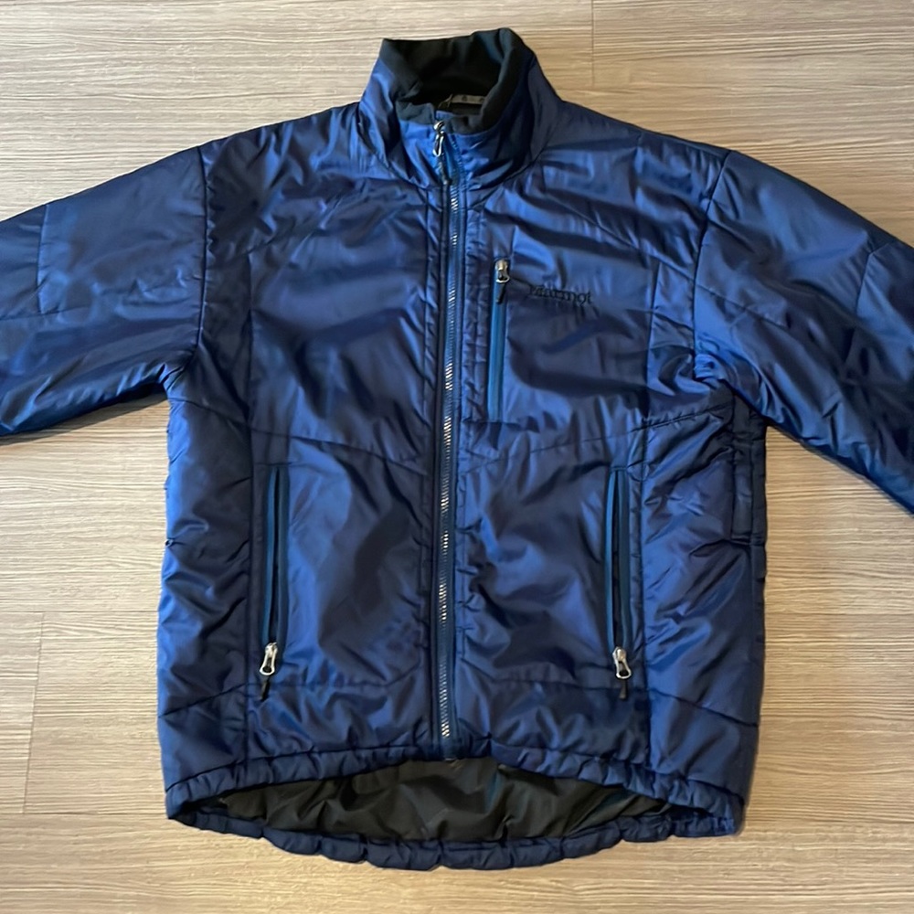 Marmot blue winter jacket